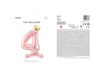 Picture of STANDING FOIL BALLOON NUMBER 4 LIGHT PINK 84CM